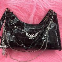 Midnight Chains Shoulder Bag