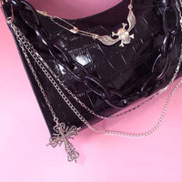 Midnight Chains Shoulder Bag