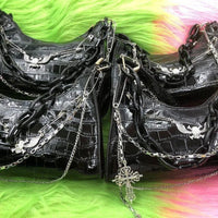 Midnight Chains Shoulder Bag