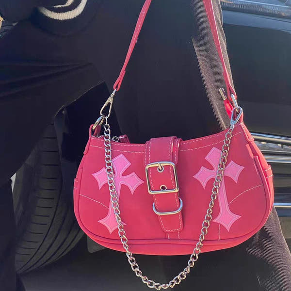 Velvet Chaos Shoulder Bag