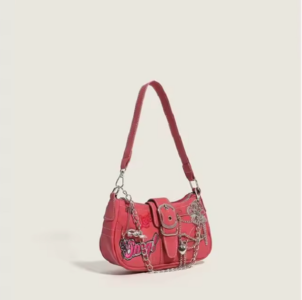 Velvet Chaos Shoulder Bag