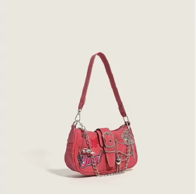 Velvet Chaos Shoulder Bag