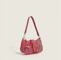 Velvet Chaos Shoulder Bag