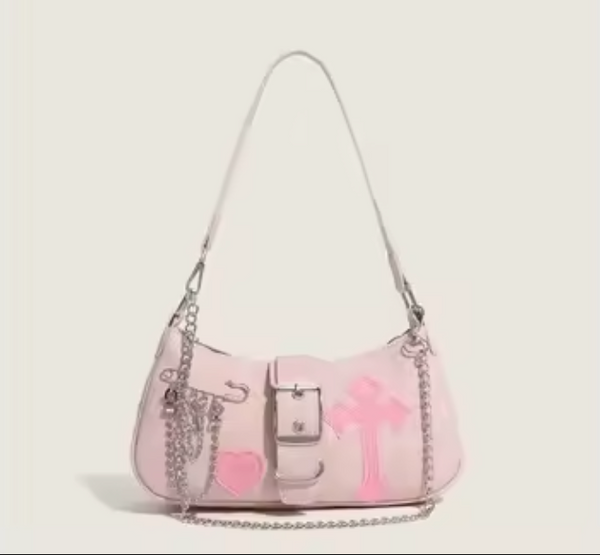 Velvet Chaos Shoulder Bag