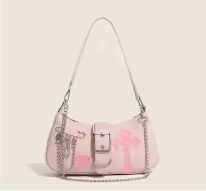 Velvet Chaos Shoulder Bag