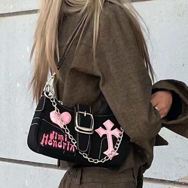 Velvet Chaos Shoulder Bag