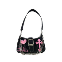 Velvet Chaos Shoulder Bag